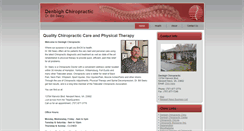Desktop Screenshot of denbighchiropractic.com